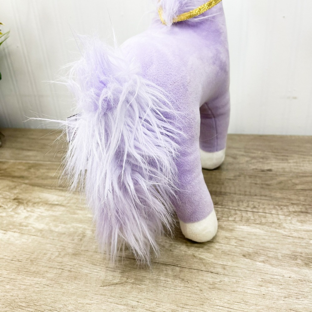 Gund Bluebell Unicorn Plush Purple Standing Stuffed Animal Heart 6049791 12in - Picture 8 of 13